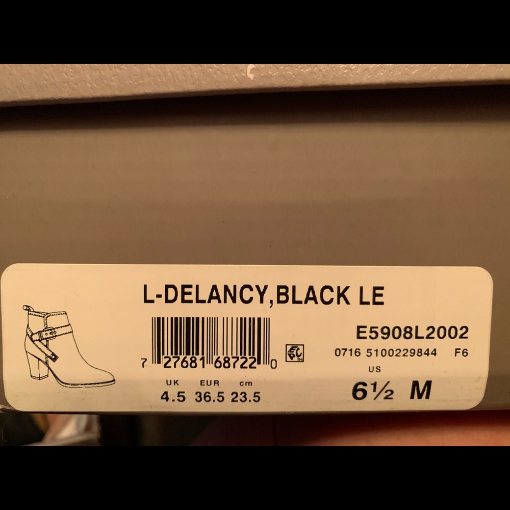 Franco Sarto Black Booties